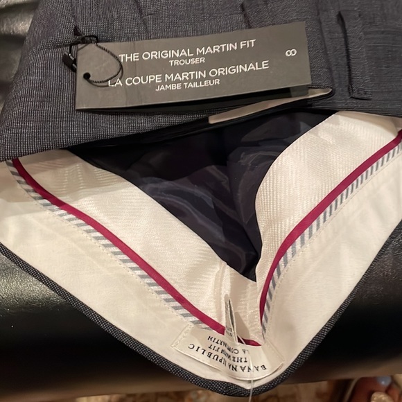 Never worn stunning navy teeny check Banana Republic blazer - Picture 3 of 5